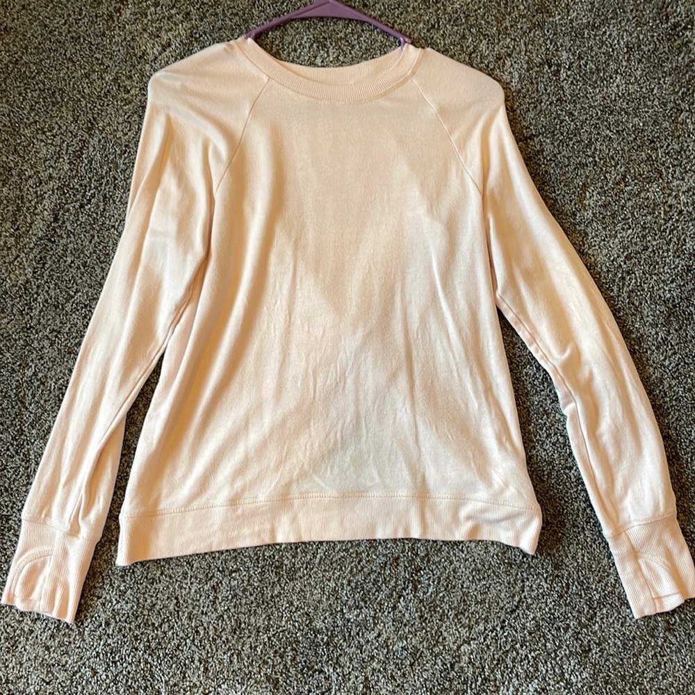 Girls Athleta pink long sleeve shirt. Size X-large.